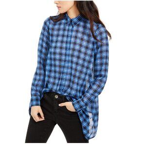 Michael Kors Plaid Button-Up Shirt